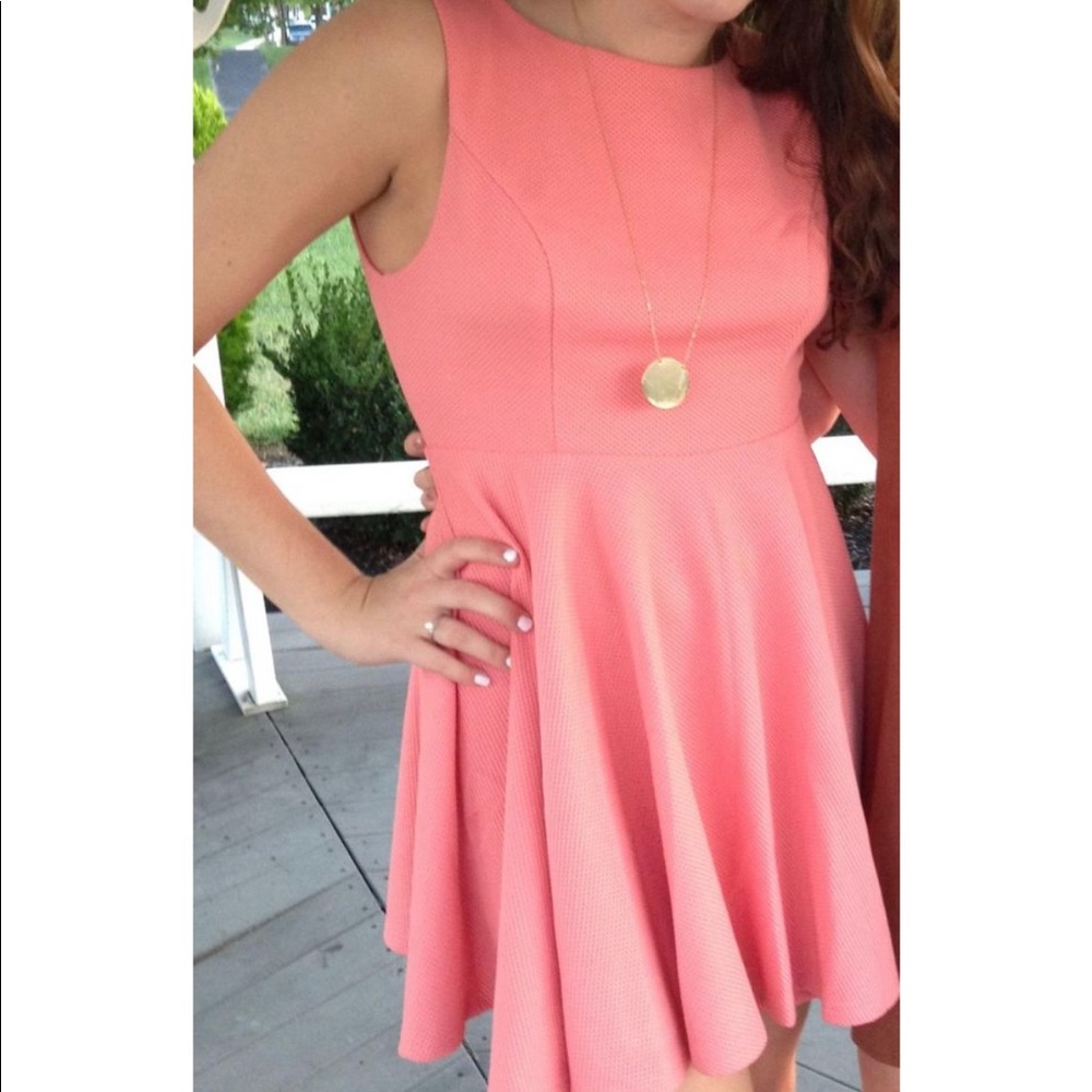 Lulu’s Pink Open Back Dress
